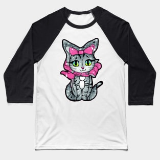 Cutest Kawaii Kitten Baseball T-Shirt